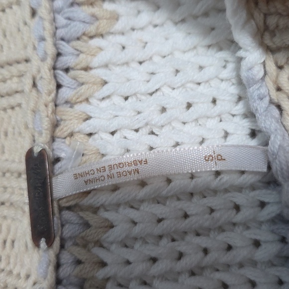 Free People Devon Cropped Striped Sweater- Small - Picture 5 of 9